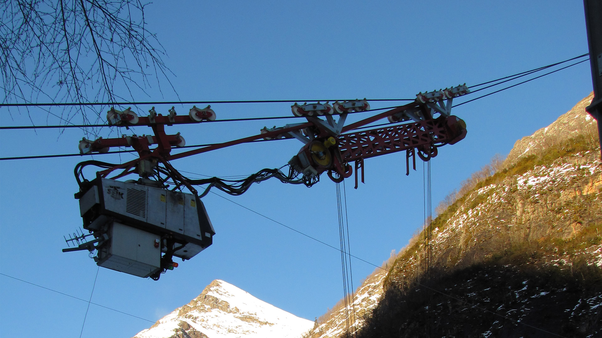 Téléphérique de chantier